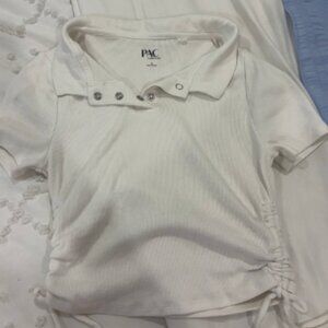 Pacsun White Polo